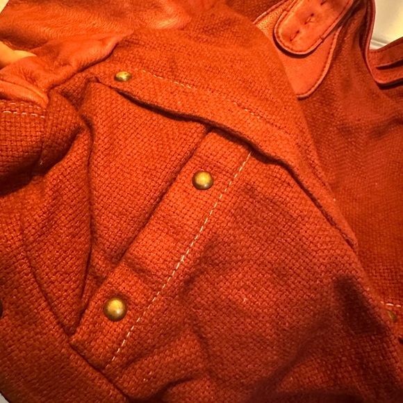 Free People Waverly Tote Weekender Canvas Leather Bag - Picture 9 of 13